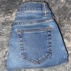 Gap kids jeans light blue and orange size 5